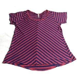 LuLaRoe Classic T Women’s Tee Diagonal Design XL